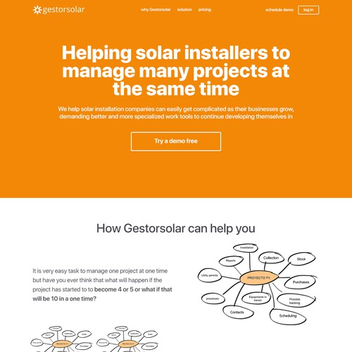 Solar company website