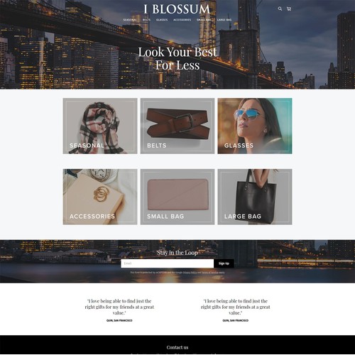 I Blossum Website