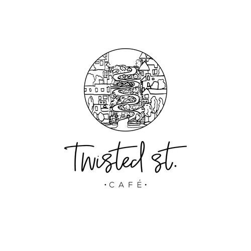 Twisted St Cafe - Logo Design