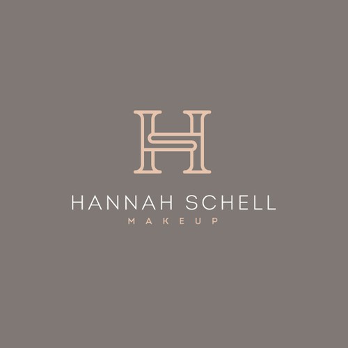 Luxury Logo for Makeup Artist HS