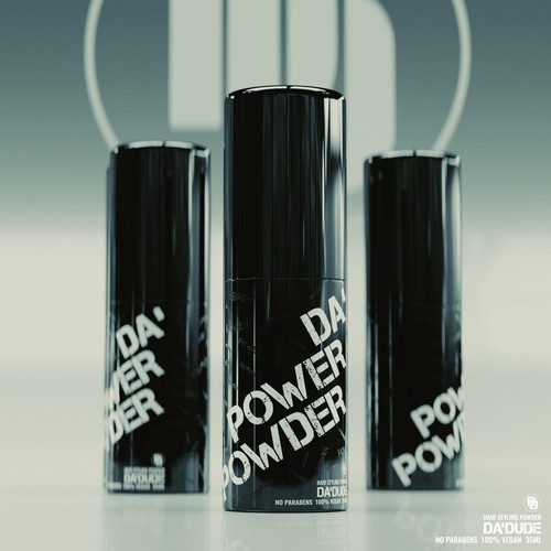 label for hair styling product 