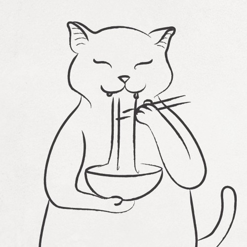 Wall Art Japanese Cats