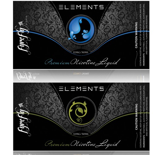 E Liquid Label Design
