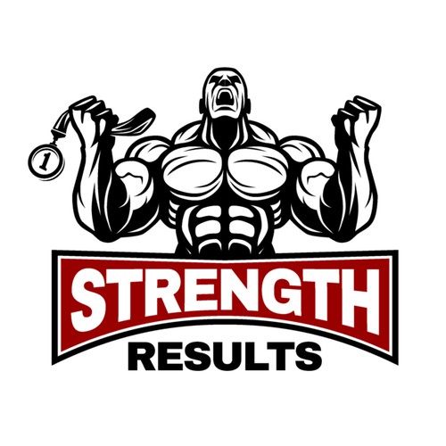 Powerful Logo for Strength Results