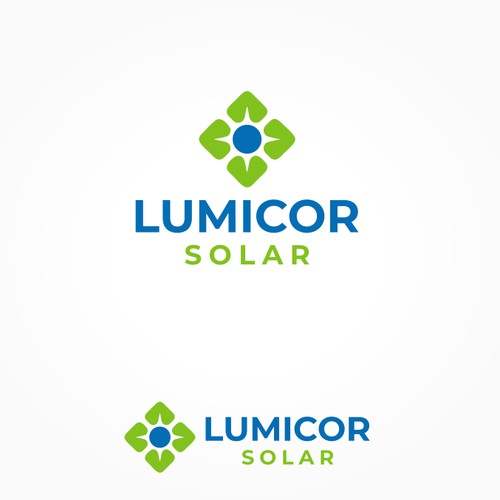 Lumicor logo design