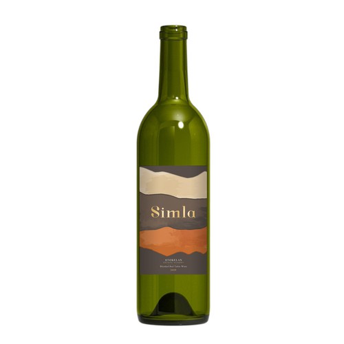 Label design for wine