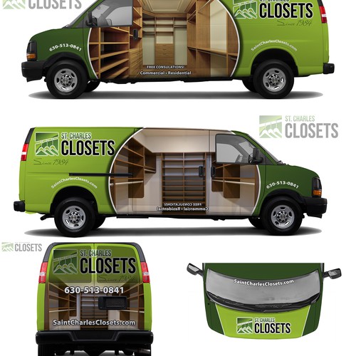 Closet Company Van Wrap