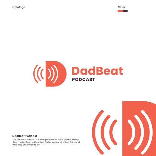 Simple Logo Design Proposal for DadBeat Podcast