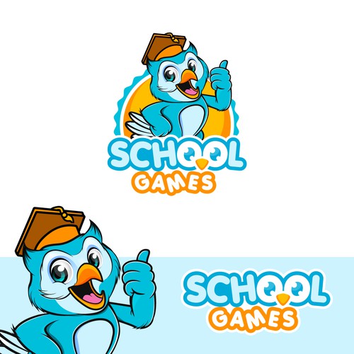 Friendly Mascot for School Games