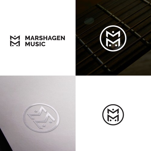 Logo for music production company.