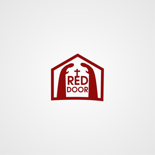 logo design of church "Red Door"