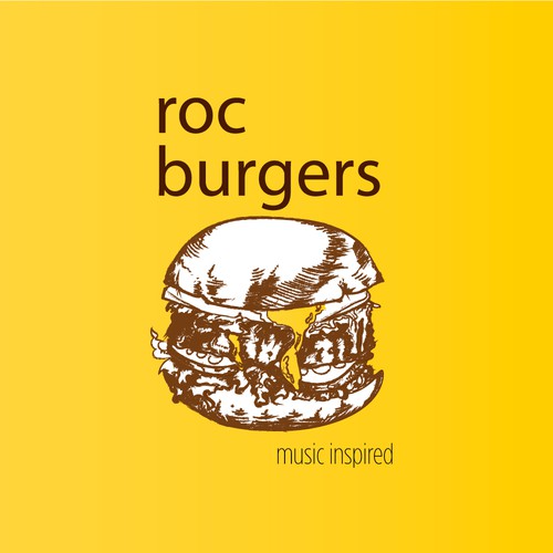 Burger cafe logo