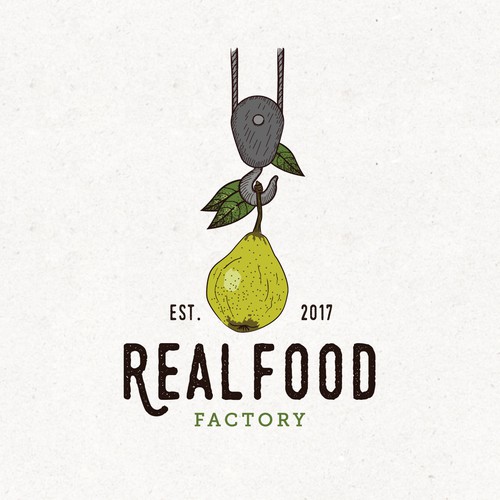 Logo for a vegan place