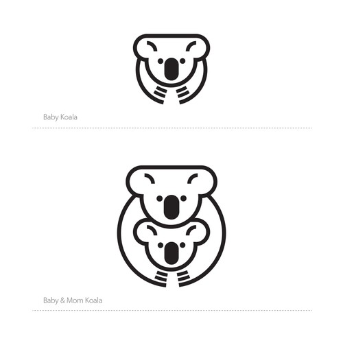 Cute Koala Illustration for Logo 