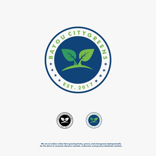 Logo Concept for Bayou City Greens