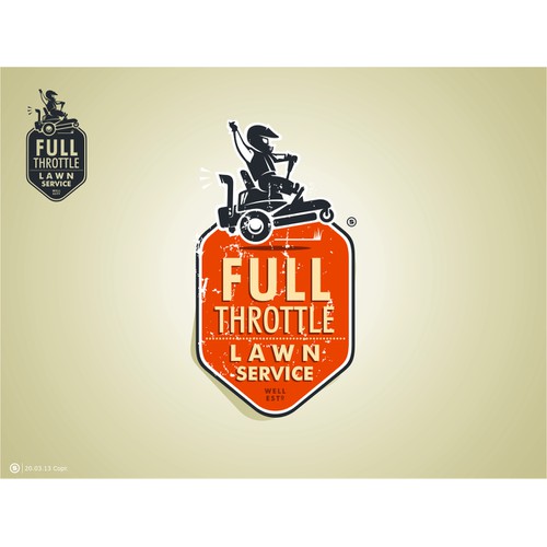 Full Throttle Lawn Service Logo