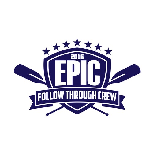 Create a Vintage College Crew Design for EPIC Real Estate