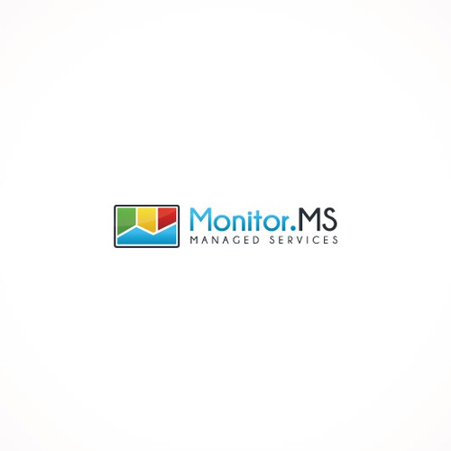 Logo & Business card design for managed services company Monitor.MS
