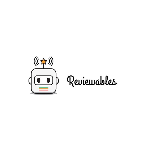 Fun logo for an app that aggregates app reviews