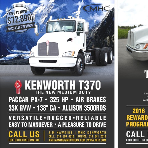 Flyer for truck