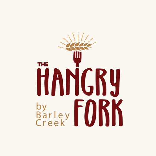 Restaurant, pub, bistro fun and creative logo design