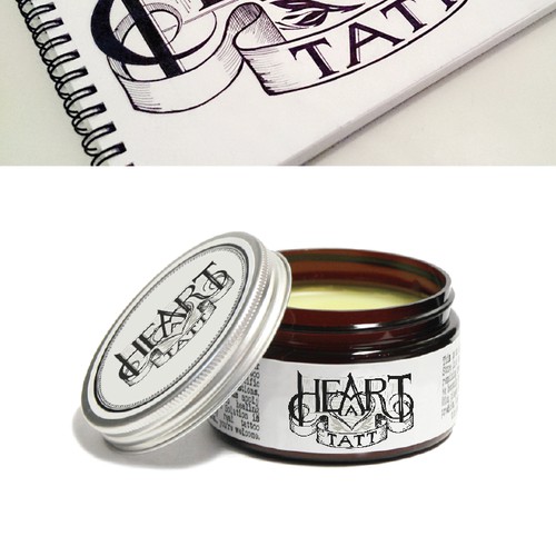 Create a logo for an tattoo salve made by a 40 year old family herbal company.