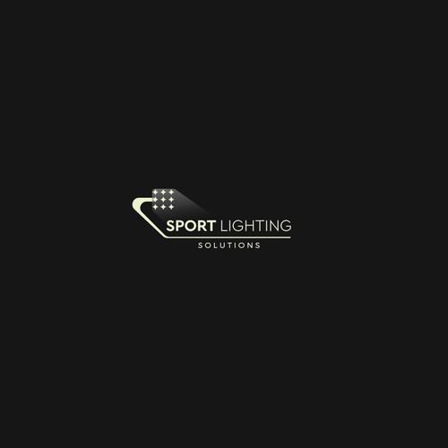 Sports lighting modern logo