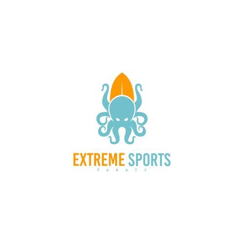 Extreme Sports Paraty is starting its business and needs a great logo with an octopus as its mascot