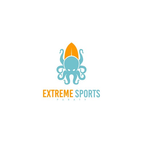 Extreme Sports Paraty is starting its business and needs a great logo with an octopus as its mascot