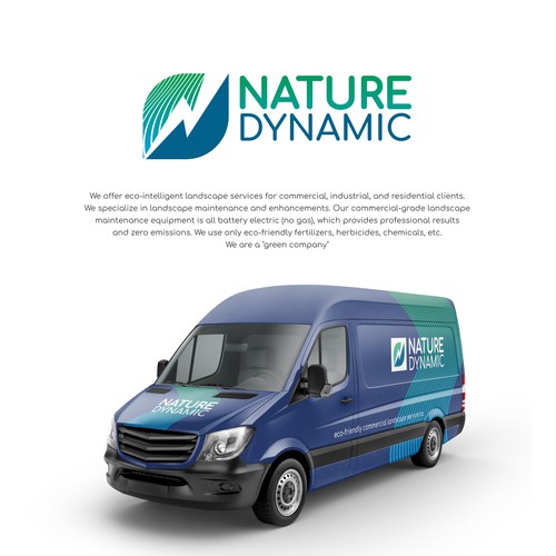 Logo for progressive, eco-friendly commercial landscape service co.