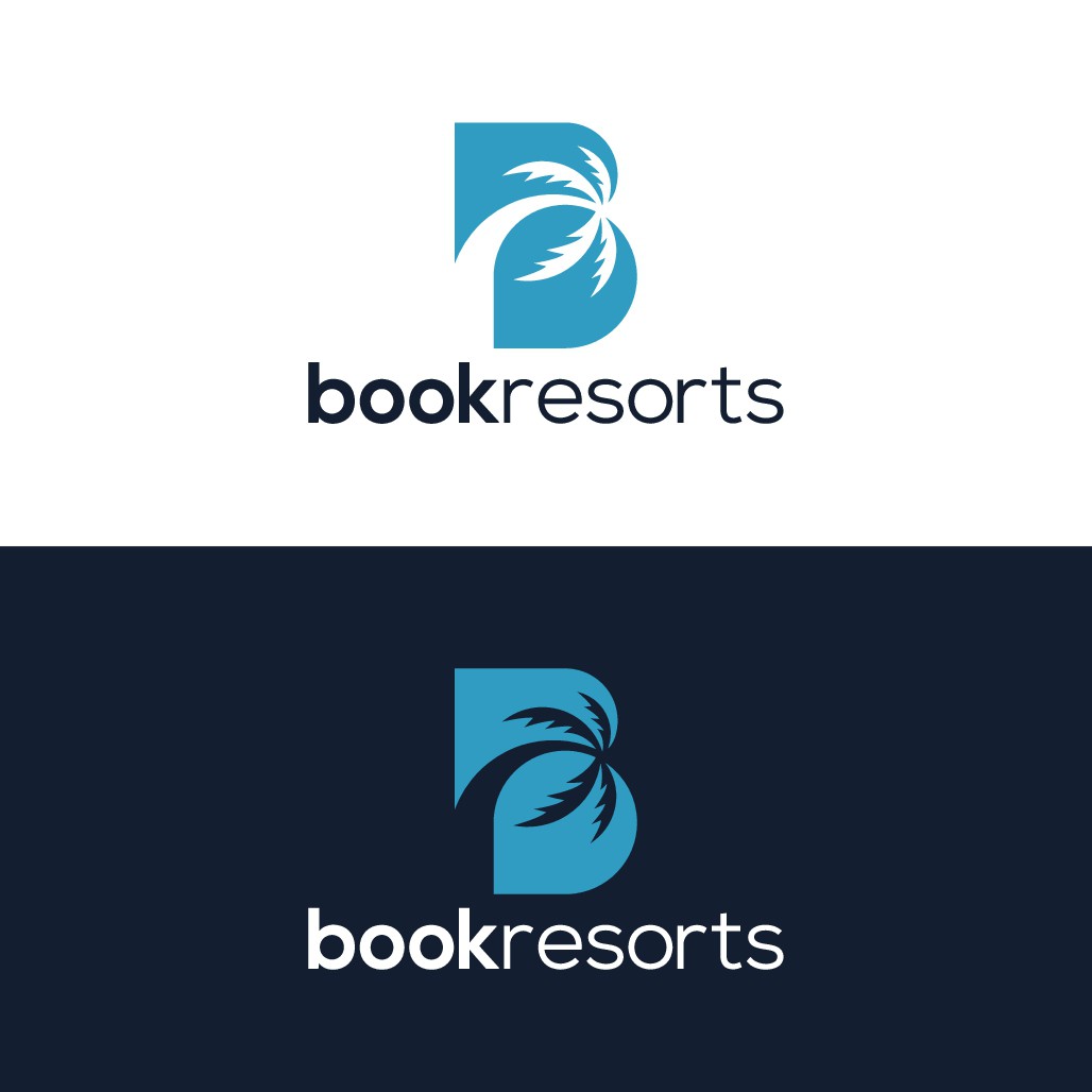 Design a logo & brand guide for a modern tropical hotel booking website