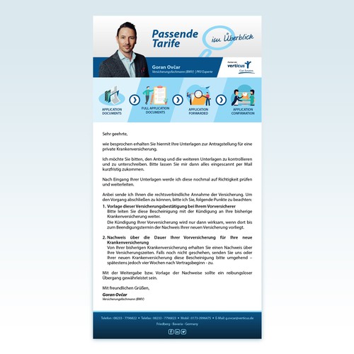 Email newsletter template