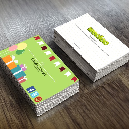 Family Blog business card