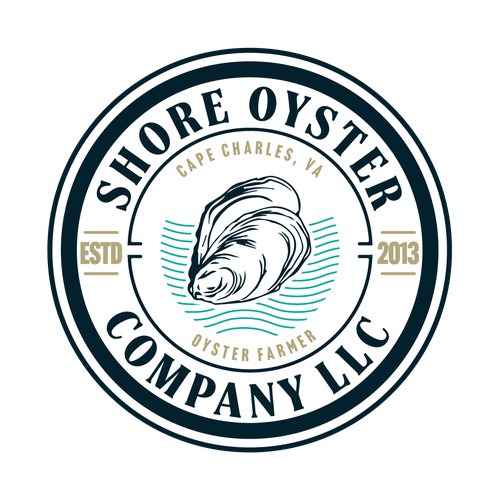 logo concept for oyster company