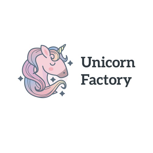Logo concept to Unicorn Factory