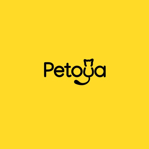 Clean and friendly pet logo