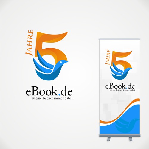 5 Jahre ebook.de Logo