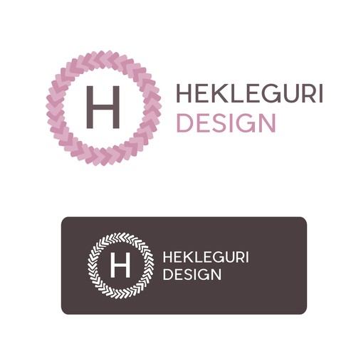 A logo for a crochet company.