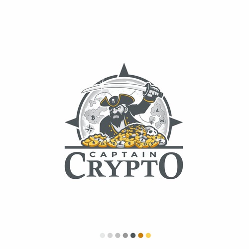 Logo design for cryptocurrency show.