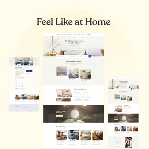 Site Redesign for Short-Term Rental Company