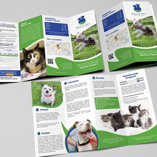 99nonprofits: brochure design for Save-A-Pet