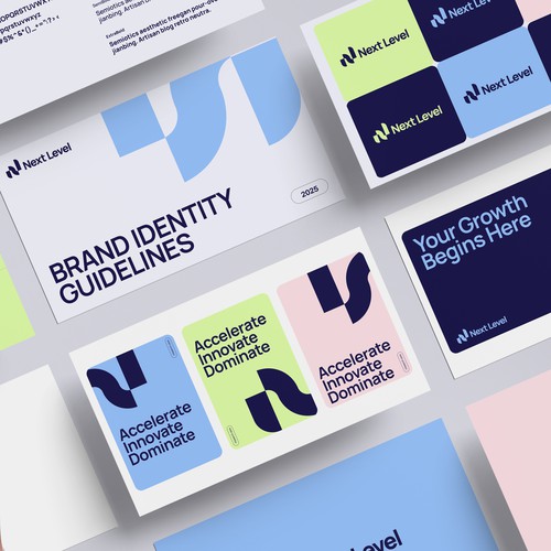 Modern Logo and Brand identity for HR company