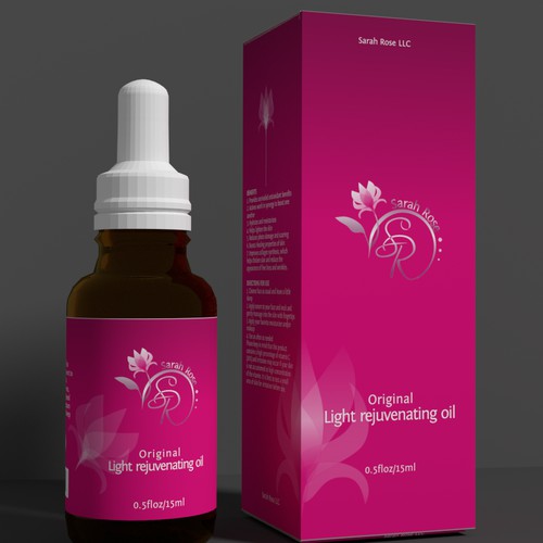 Cosmetic oil Label
