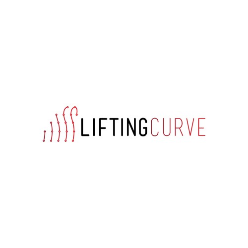 Simple logo design of weightlifting education company