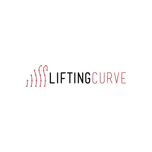 Simple logo design of weightlifting education company