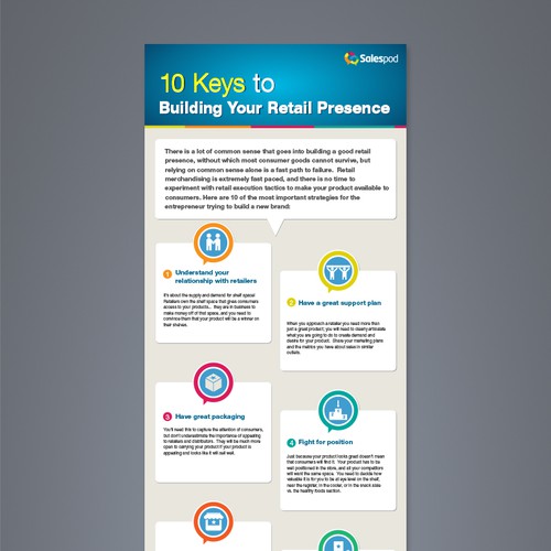 Create a compelling Infographic that will appeal to consumer product marketers