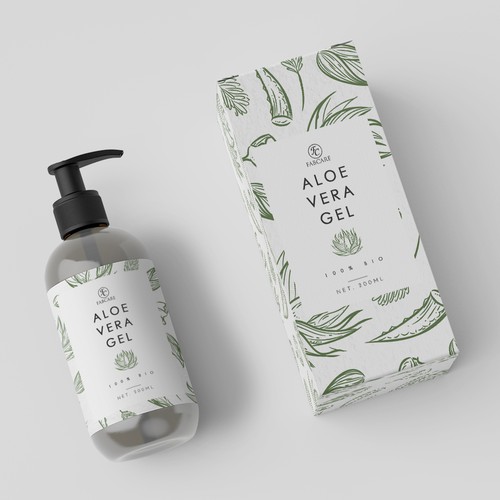 Label for Aloe Vera Gel