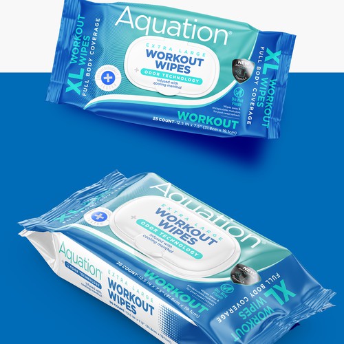 Packaging Design for Workout Wipes