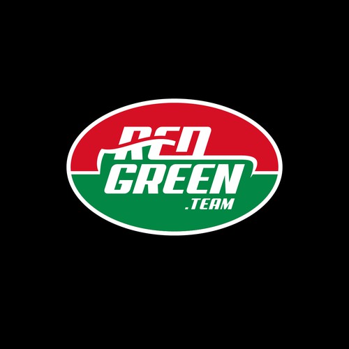 Logo concept for Red Green Racing Team