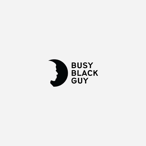 Busy Black Guy Concept Logo